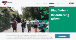 Desktop Screenshot of pfadfinder.cvjm-esslingen.de